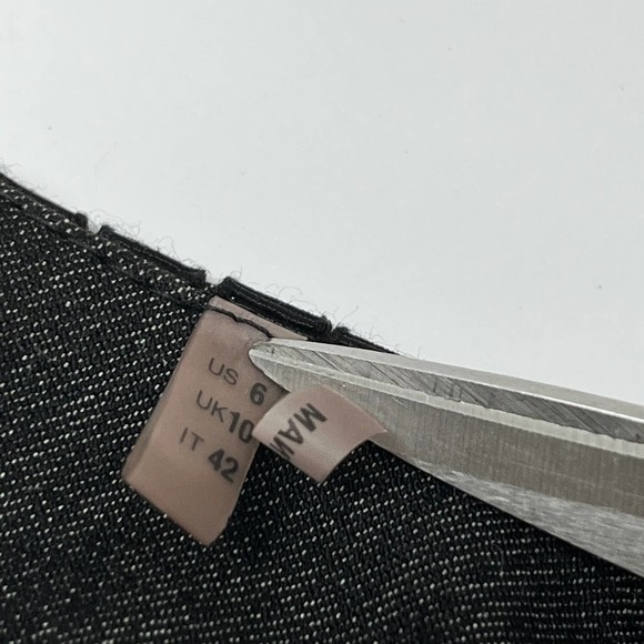 Tahari Embellished Collar Gray Blazer / Jacket - Picture 8 of 8